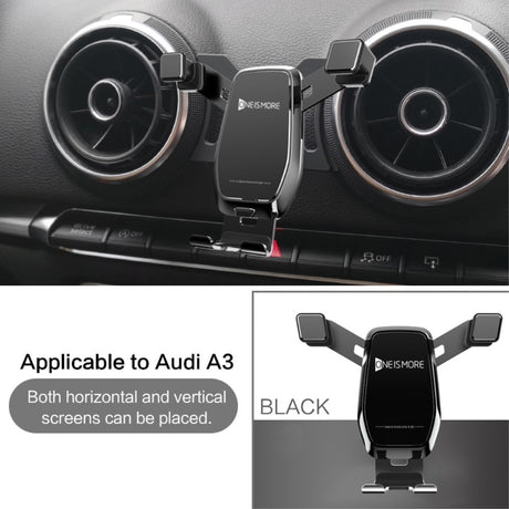 Mobilholder til Audi A3 / S3 (2014 - 2020) - Sort