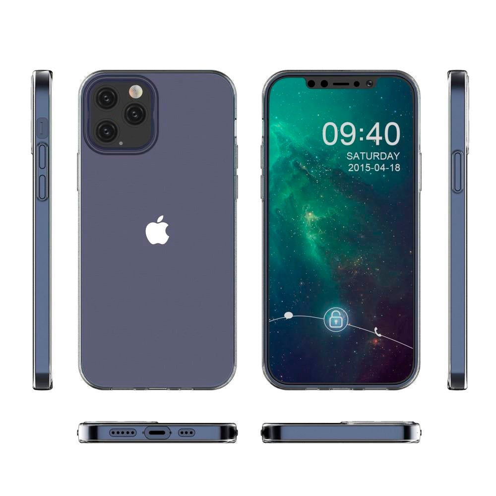 iPhone 12 / 12 Pro Bump Safe fleksibelt bakdeksel - gjennomsiktig