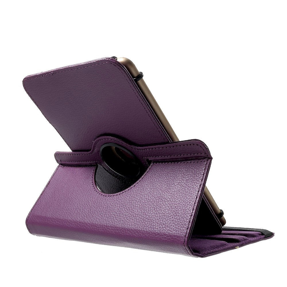 Universal lærveske m. 360 graders stående funksjon 9-10" Lilla