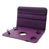 Universal lærveske m. 360 graders stående funksjon 9-10" Lilla