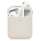 Apple AirPods (1. og 2. generasjon) tynt silikondeksel - beige