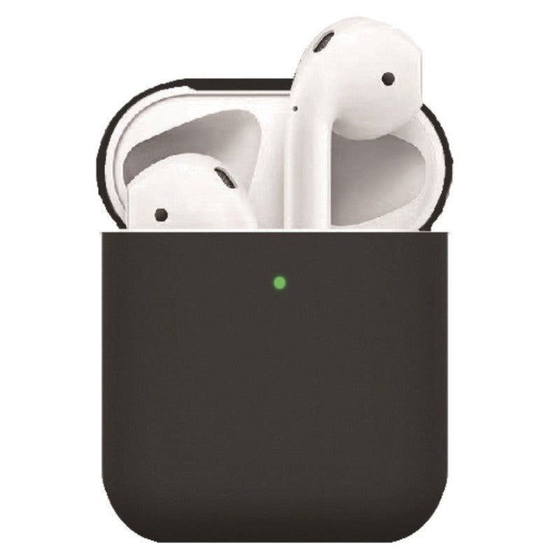 Apple AirPods (1. og 2. generasjon) tynt silikonetui - svart