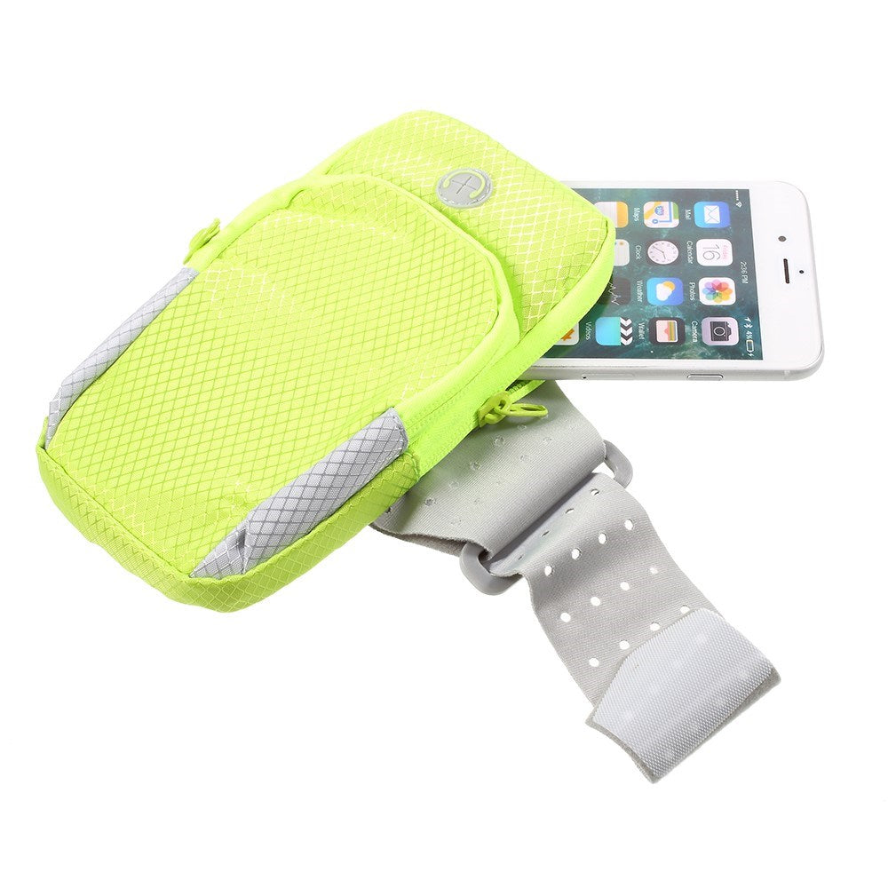 Universal sportsarmbånd opptil 5" (maks mobil: 170 x 90 mm) - Grønn