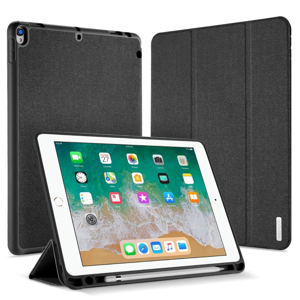iPad Air (2019) / iPad Pro 10,5" deksel - DUX DUCIS Domo Series Tri-fold skinndeksel - mørkegrå