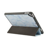iPad Cover - Sindal Marble Series Total Protection Cover - Misty Blue