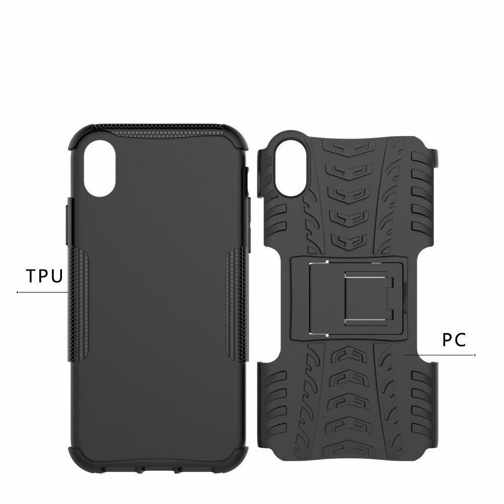 iPhone XR Cool Tire Craftsman Cover m. Stativ svart