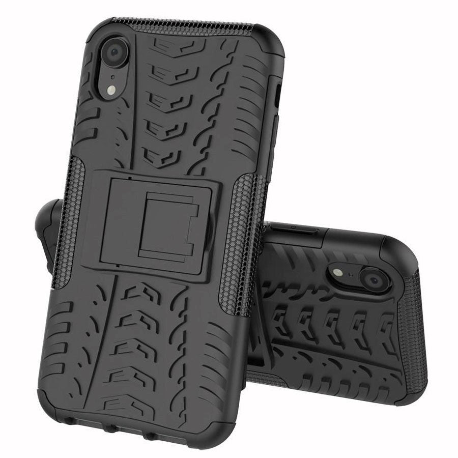 iPhone XR Cool Tire Craftsman Cover m. Stativ svart