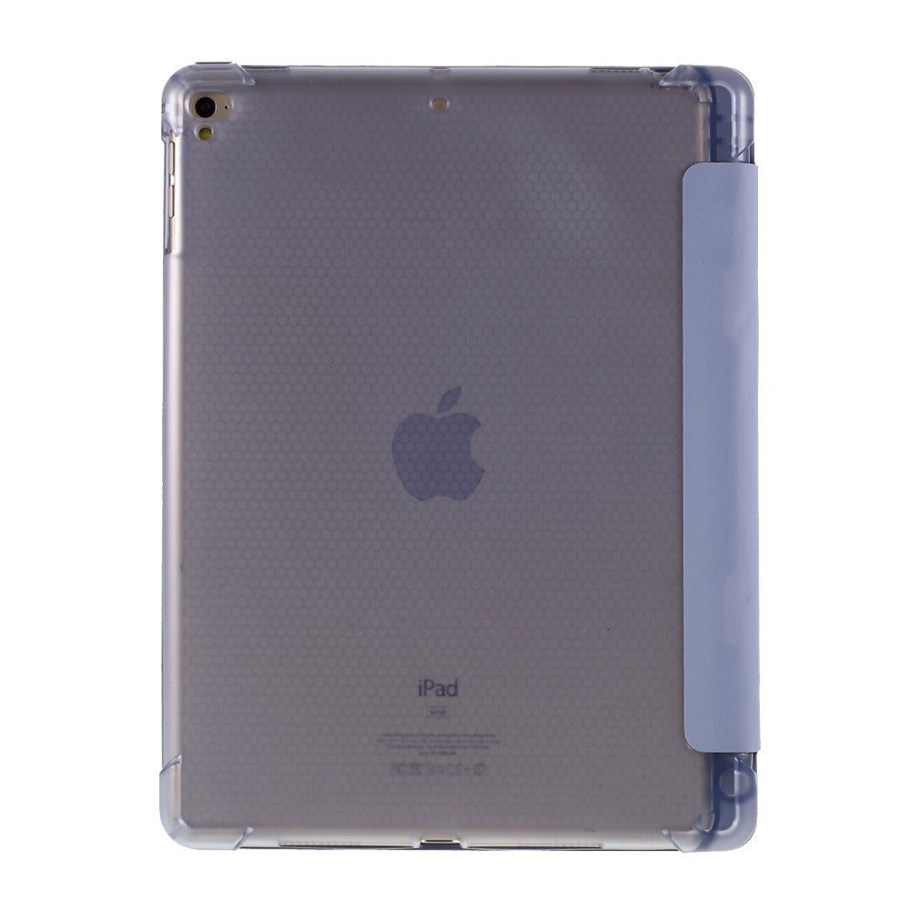 iPad 9.7 (2018-2017) / iPad Air / iPad Air 2 Tri-Fold Flip Cover m. Fleksibel rygg - lavendel