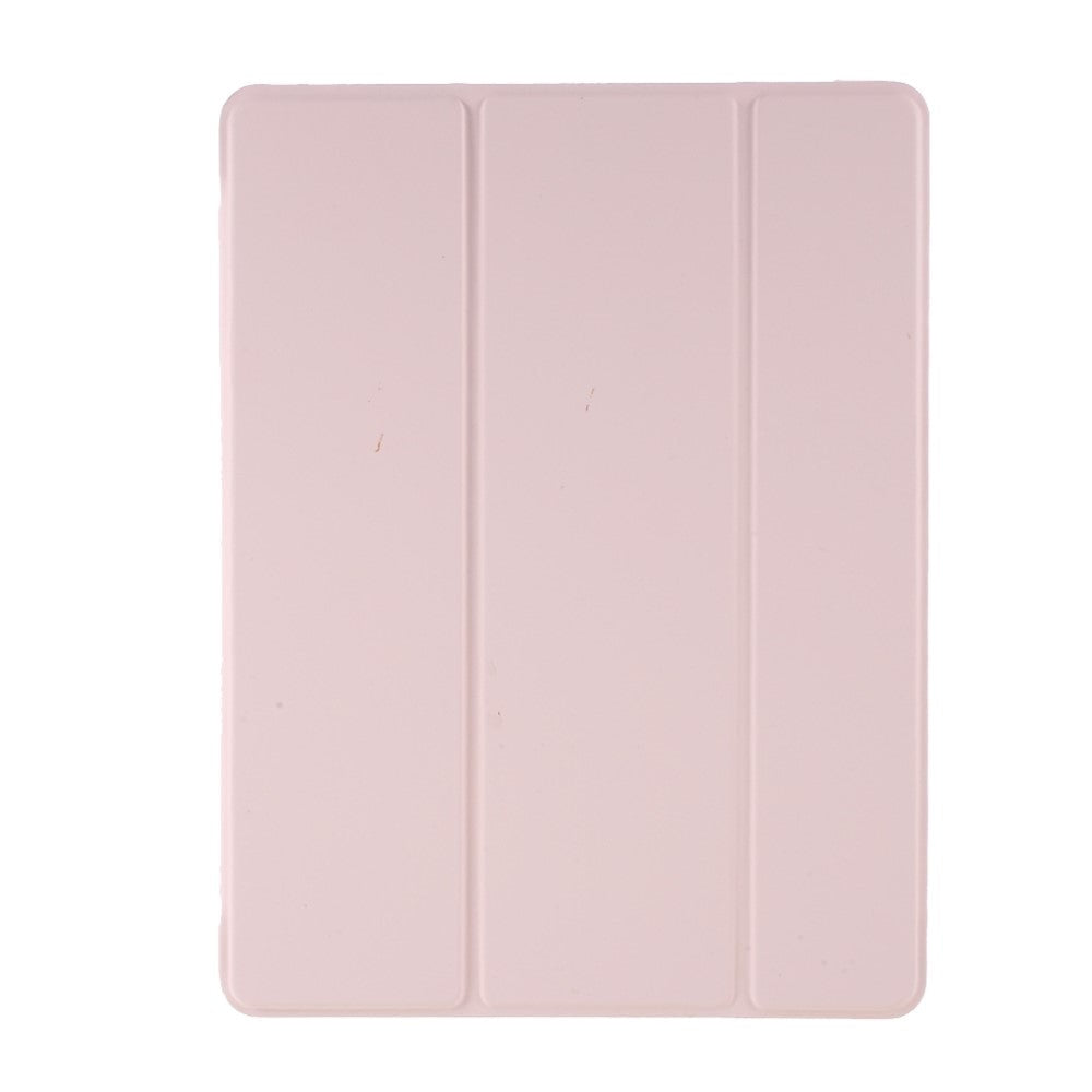 iPad 9.7 (2018-2017) / iPad Air / iPad Air 2 Tri-Fold Flip Cover m. Fleksibel rygg - Rosa