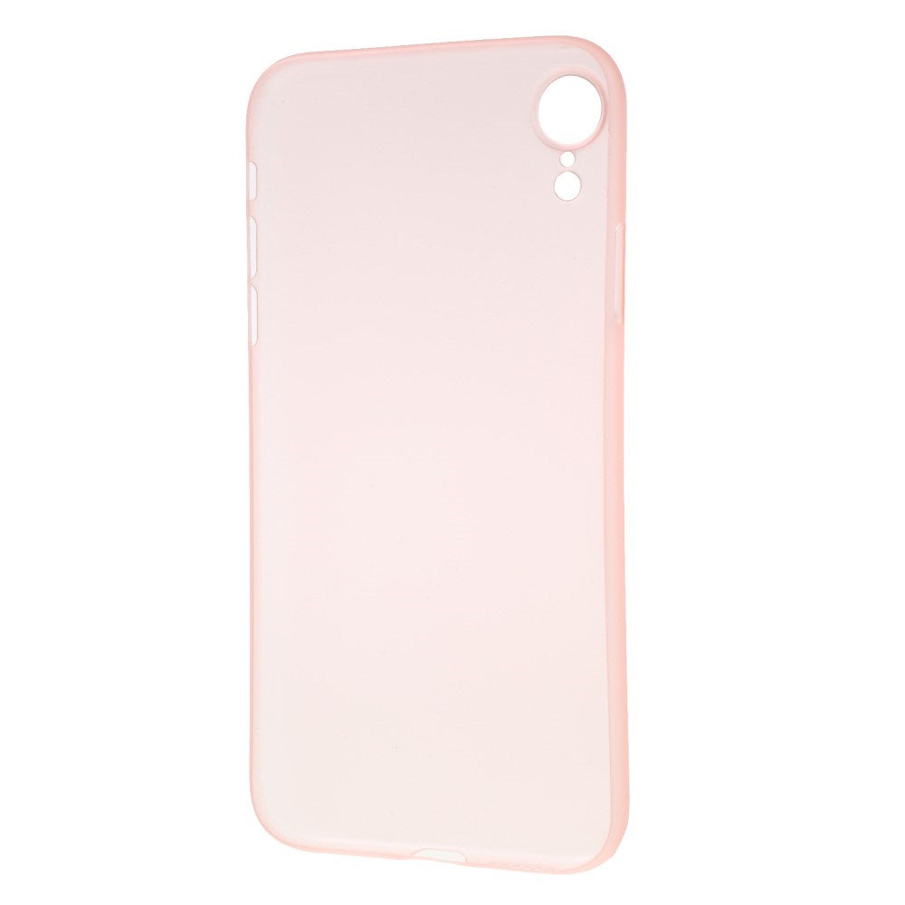 EIDERWOOD iPhone XR tynt plastdeksel - rosa gull