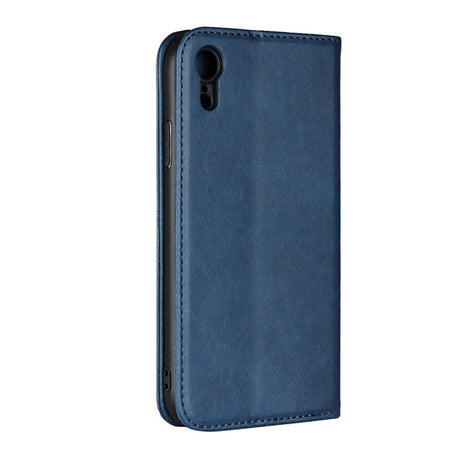 iPhone XR Smart Leather Flip Cover m. Lommebok - Blå