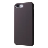 EIDERWOOD iPhone 8 Plus / 7 Plus Foret Silikone Bagside Cover - Mørkebrun