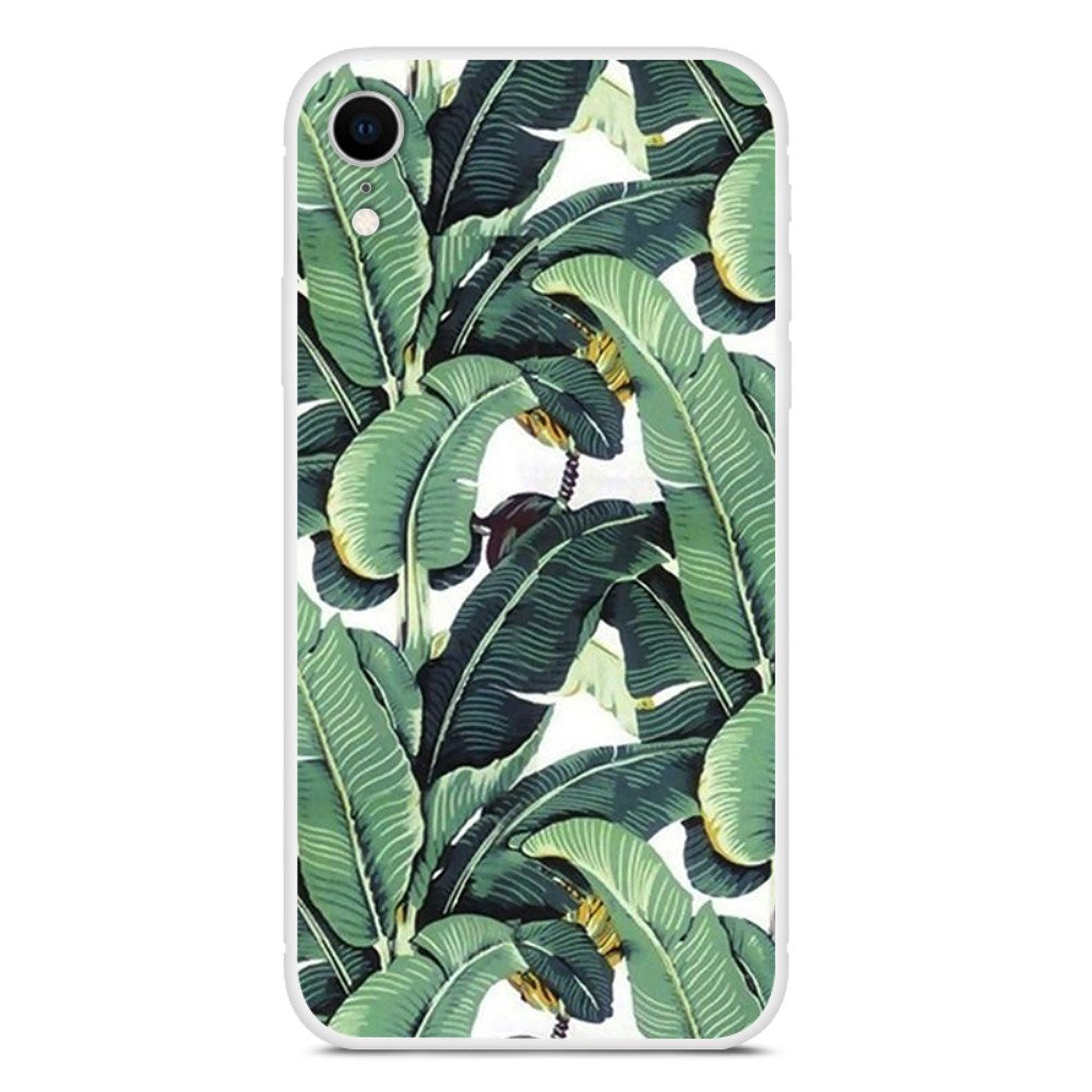 EIDERWOOD iPhone XR fleksibelt plastdeksel m. Print - Blader