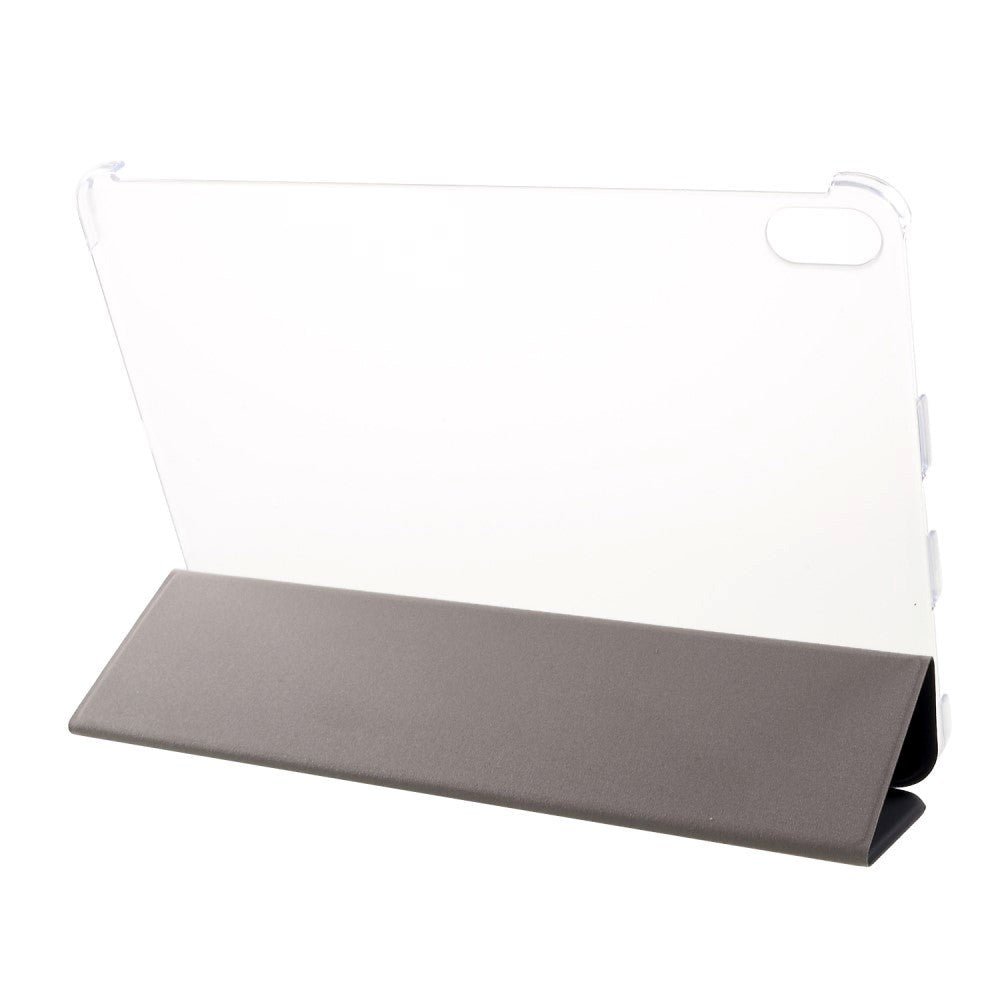 iPad Pro 11" (2018) Tri-fold skinnstativdeksel med transparent bakside Svart