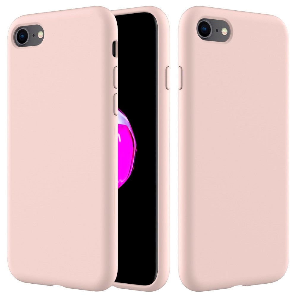 iPhone 7 / 8 / SE (2020 / 2022) Mykt silikondeksel - Rosa Vol. 2