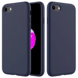 iPhone 7 / 8 / SE (2020 / 2022) Mykt silikondeksel - Dark Blue Vol. 2