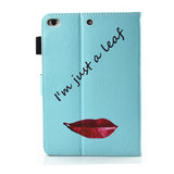 iPad Mini (2019) deksel m. Kortholder og stativfunksjon - I´m Just a Leaf