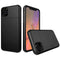 Apple iPhone 11 Pro Hårdt Plastik Cover m. Kortholder - Sort