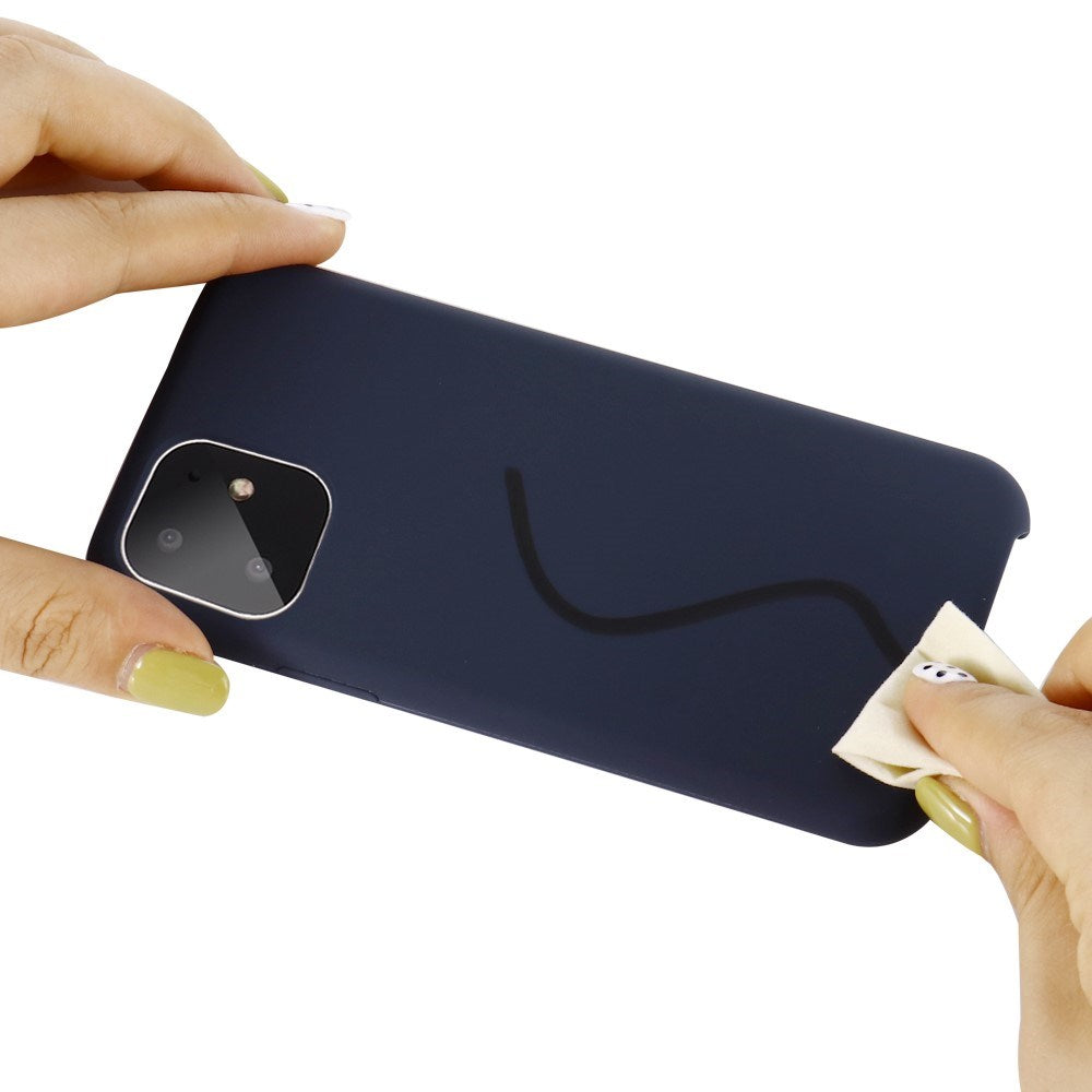 EIDERWOOD iPhone 11 Pro Silikonveske - Fôret innside - Mørkeblå