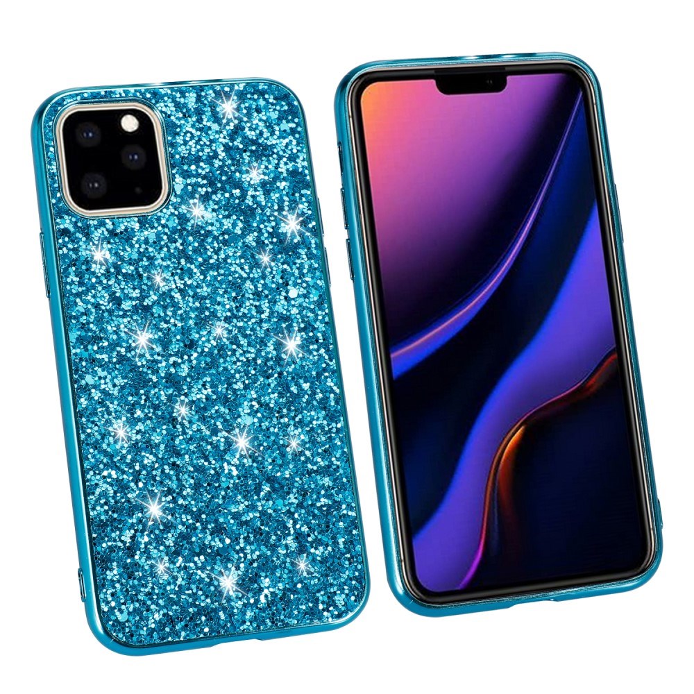 EIDERWOOD iPhone 11 Pro Max Glitter Hybrid Bakdeksel - Blå