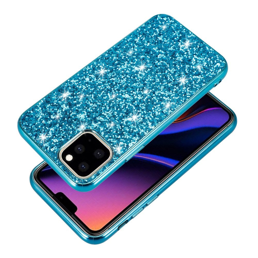 EIDERWOOD iPhone 11 Pro Max Glitter Hybrid Bakdeksel - Blå