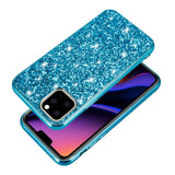 EIDERWOOD iPhone 11 Pro Max Glitter Hybrid Bakdeksel - Blå