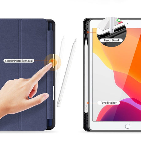 iPad 10,2" (2021 / 2020 / 2019) deksel - DUX DUCIS DOMO Series Quality Case - Dark Blue