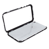 iPhone SE (2022/2020)/8/7 360⁰ Magnetisk Cover m. Glas Forside & Bagside - Sort