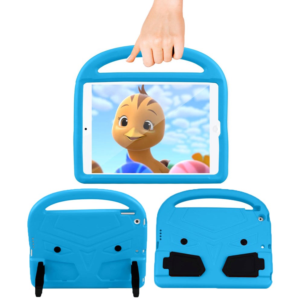 iPad 10,2" (2021/2020/2019) barnedeksel med stativ og bærefunksjon – blå