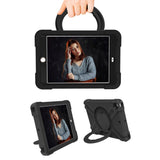 iPad 10,2" (2021 / 2020 / 2019) barnedeksel - m. bærefunksjon og stativ - svart