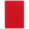 iPad 10.2 (2021/2020/2019)-deksel – fleksibelt origamideksel – rødt