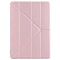 iPad 10.2 (2021/2020/2019)-deksel – fleksibelt origamideksel – rosa gull