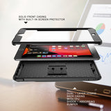 EIDERWOOD iPad 10,2" (2021 / 2020 / 2019) Hybrid Craftsman-deksel med stativfunksjon og penneholder - svart