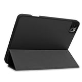iPad Air 10,9-11" (2025-2020) / Pro 11" (2022-2018) Tri-fold skinndeksel m. Stand &amp; Wake-Up - Svart