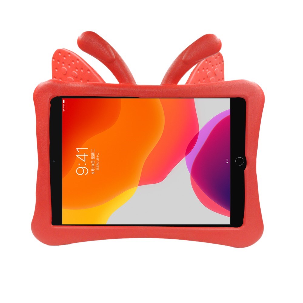 EIDERWOOD iPad 10.2" (2021 / 2020 / 2019) / Air (2019) / Pro 10.5" - Butterfly Cover m. Ståfunksjon - Rød