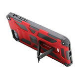 EIDERWOOD iPhone 8 Plus / 7 Plus / 6 (s) Plus Craftsman Bakdeksel m. Stativ - Rød