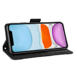 iPhone 12 Mini Matt Flip Deksel m. Lommebok - Svart