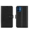 iPhone 12 Mini - EIDERWOOD Faux Leather Flip Cover m. Kortholder og stativfunksjon - svart