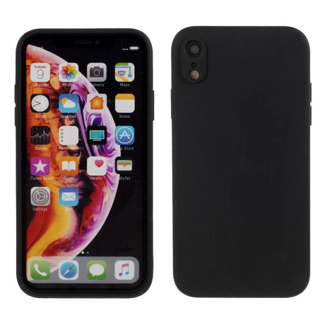 iPhone XR Silikon Bakdeksel - Svart