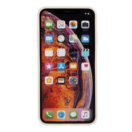 EIDERWOOD iPhone XS Max Silikon Mobildeksel - Beige