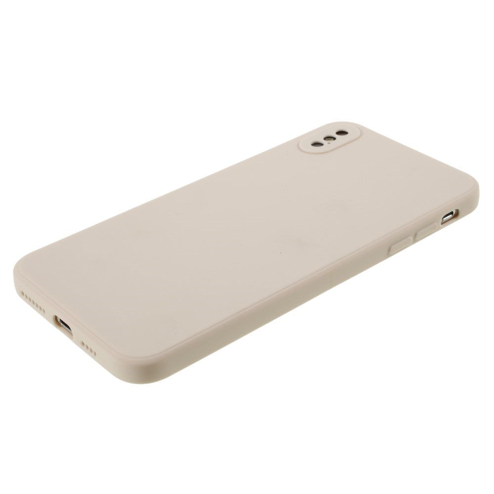 EIDERWOOD iPhone XS Max Silikon Mobildeksel - Beige