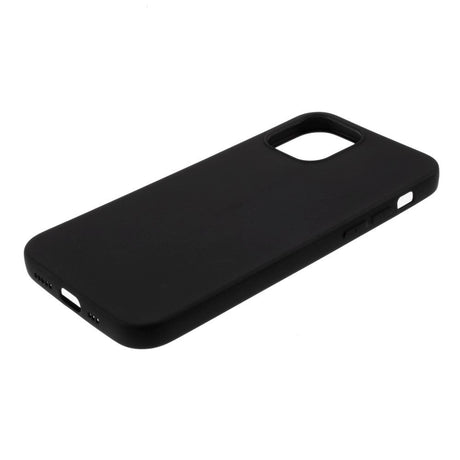 iPhone 12 / 12 Pro Matte fleksibelt bakdeksel - svart