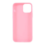 iPhone 12 / 12 Pro Matte fleksibelt bakdeksel - rosa