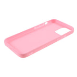 iPhone 12 / 12 Pro Matte fleksibelt bakdeksel - rosa
