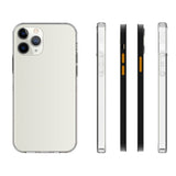 iPhone 12 / 12 Pro Diskret Fleksibelt Plastik Bagside Cover - Gennemsigtig