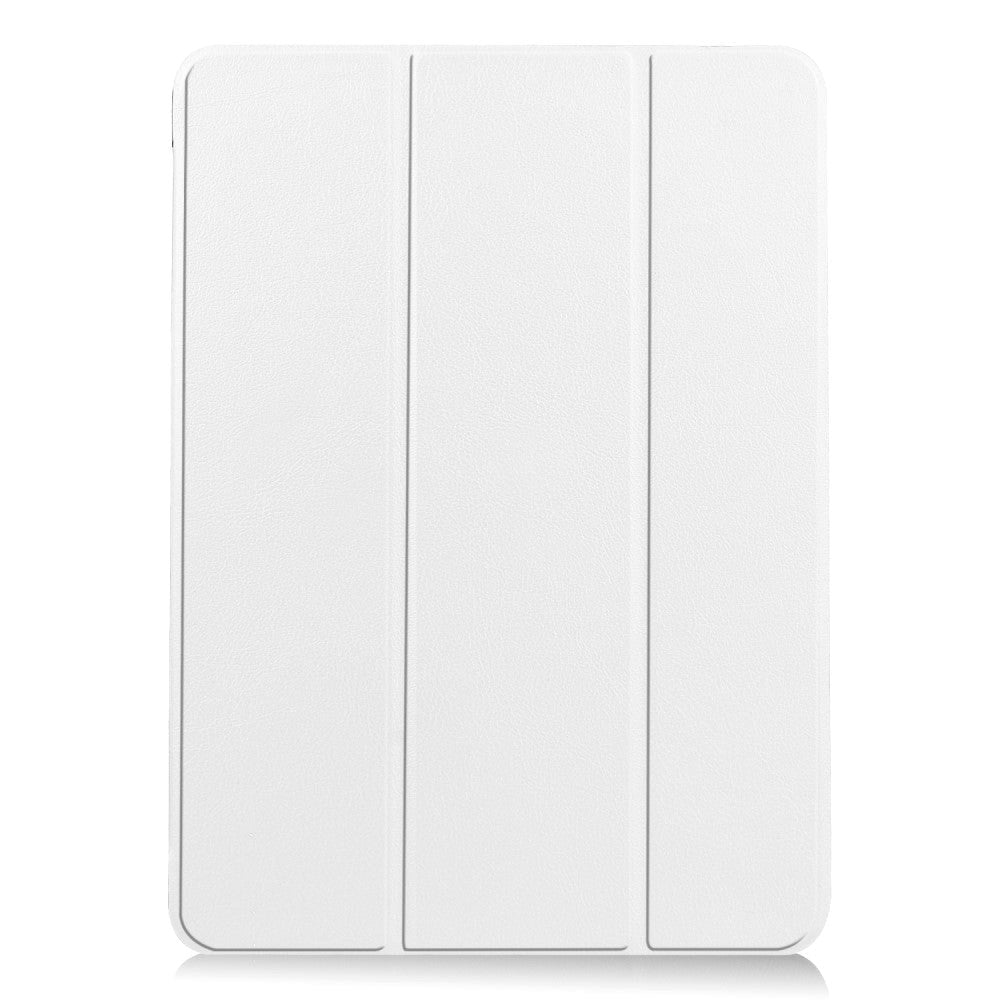 EIDERWOOD iPad Air 10,9-11" (2025-2020) Flip-deksel i lær m. Stylus-pennholder og tri-fold - hvit