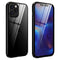 iPhone 12 / 12 Pro 360 graders magnetisk deksel m. Glass bak og front - svart