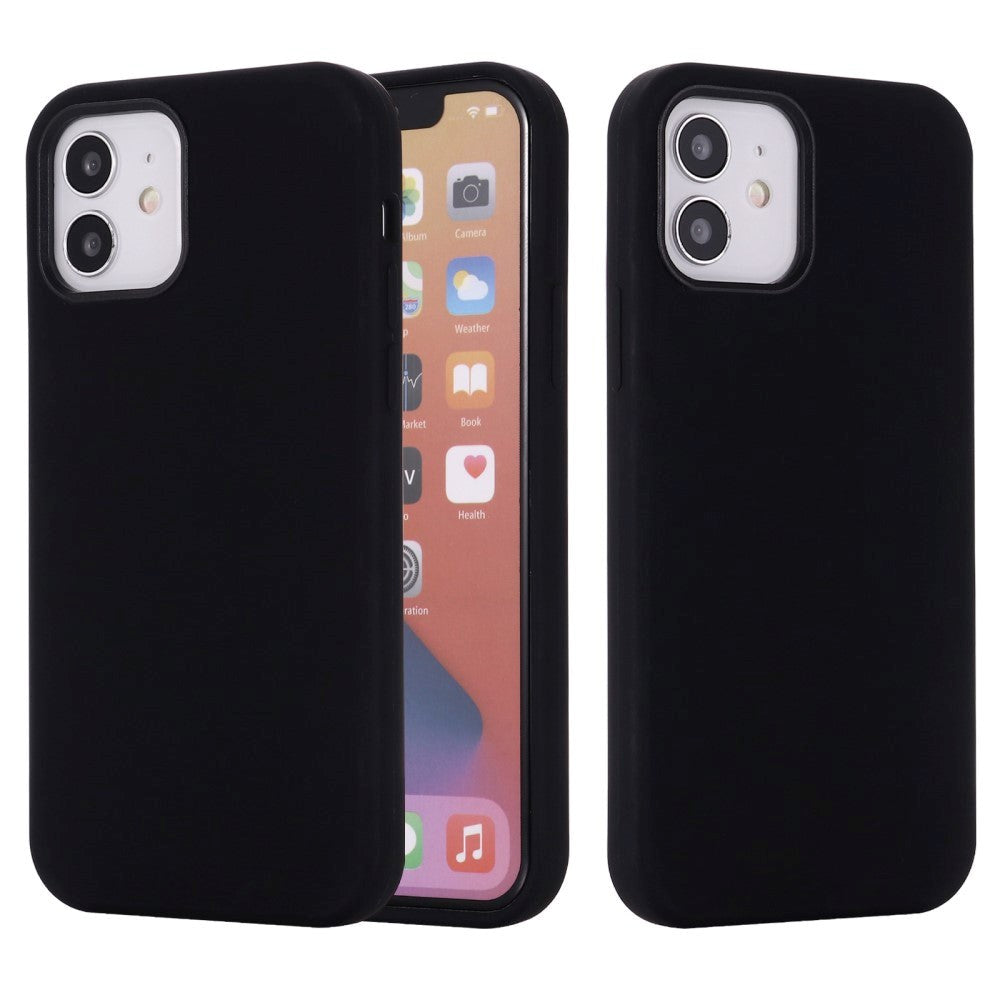 iPhone 12 Mini Silikonetui Svart MagSafe