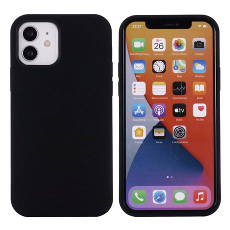 iPhone 12 Mini Silikonetui Svart MagSafe