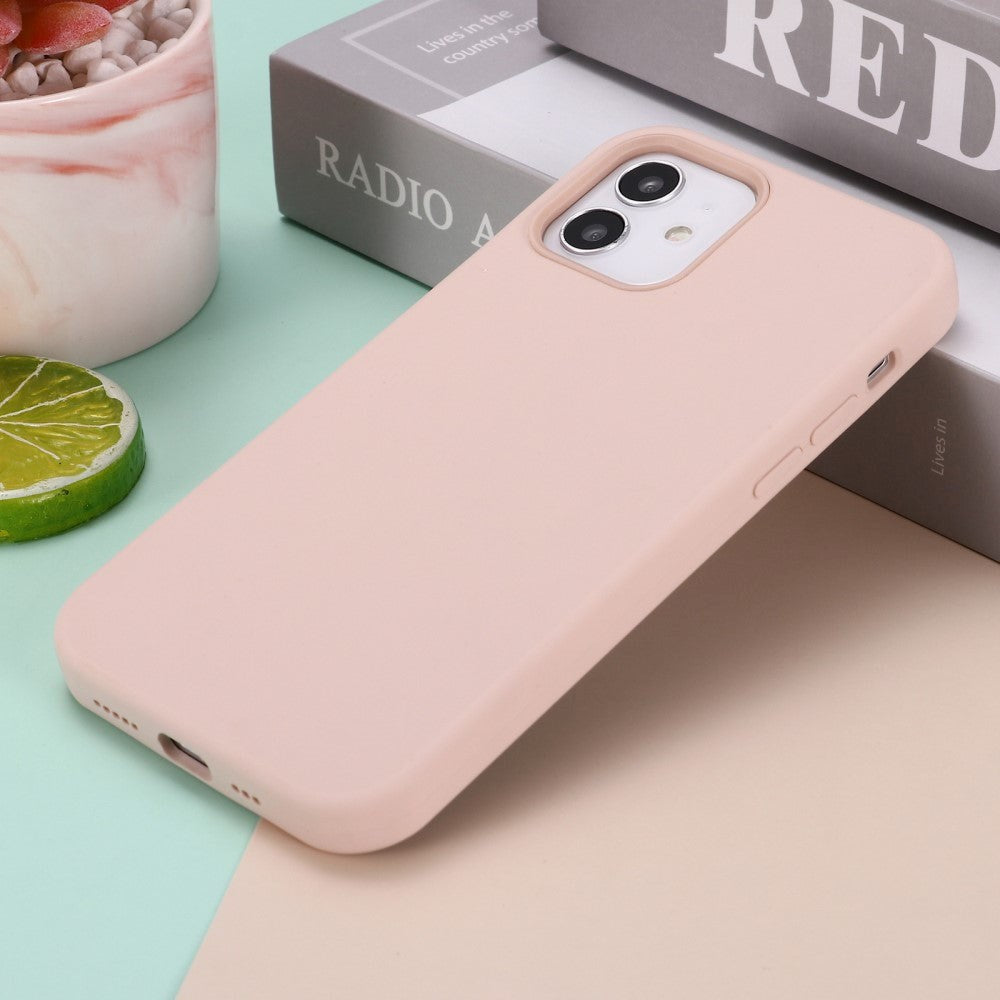 iPhone 12 Mini silikonetui Rosa MagSafe